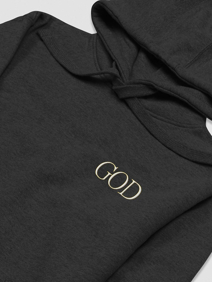 Good Vs Evil - God's In My Heart - Cotton Heritage Unisex Premium Hoodie (EMBROIDED) product image (1)