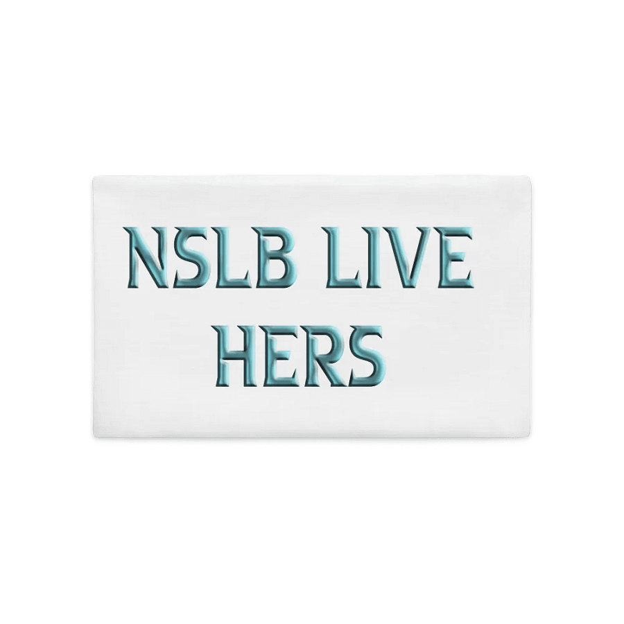 Shiny NSLB LIVE HERS Pillow Case product image (1)