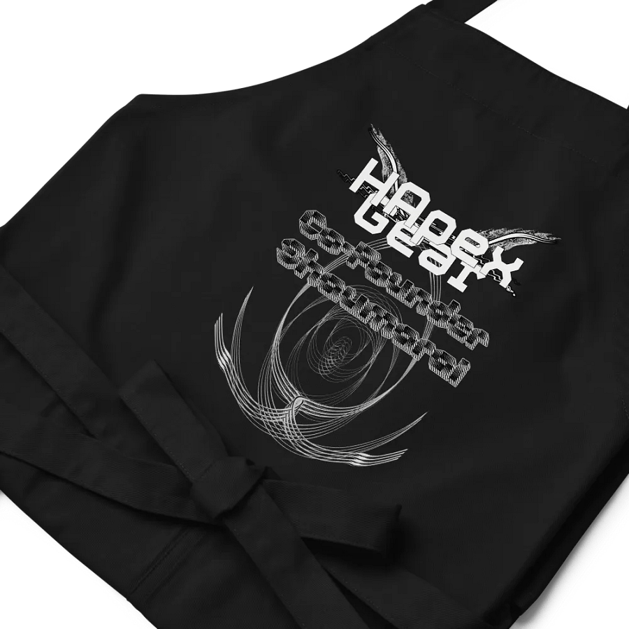 Organic Cotton Apron - Co Founder Shaumarai - White HApex Gear White Logo product image (7)