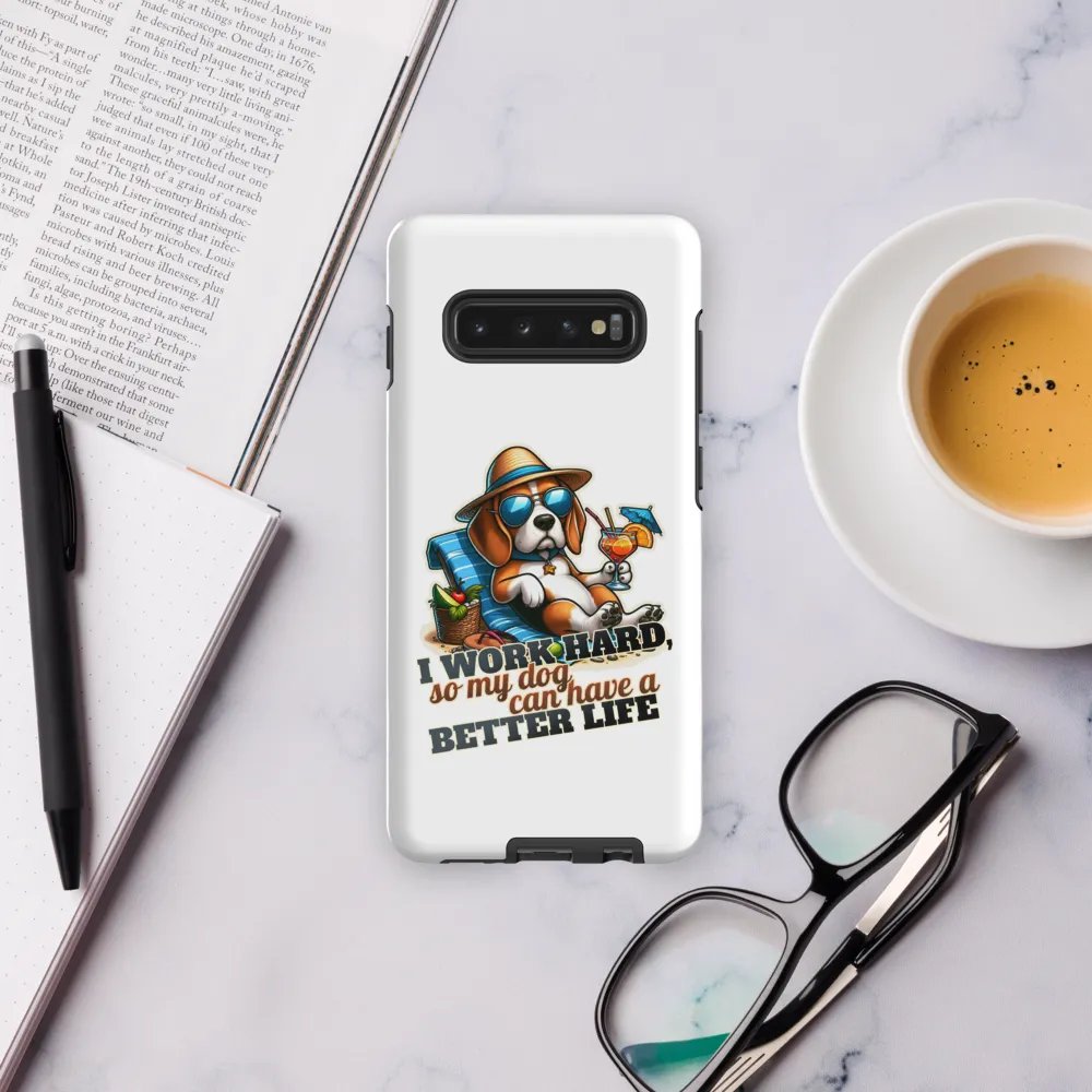 Work Hard - Beagle Beach - Tough Case for Samsung® product image (56)