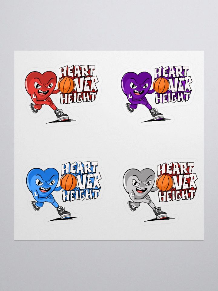 Heart Over Height Basketball Sticker Pack product image (1)