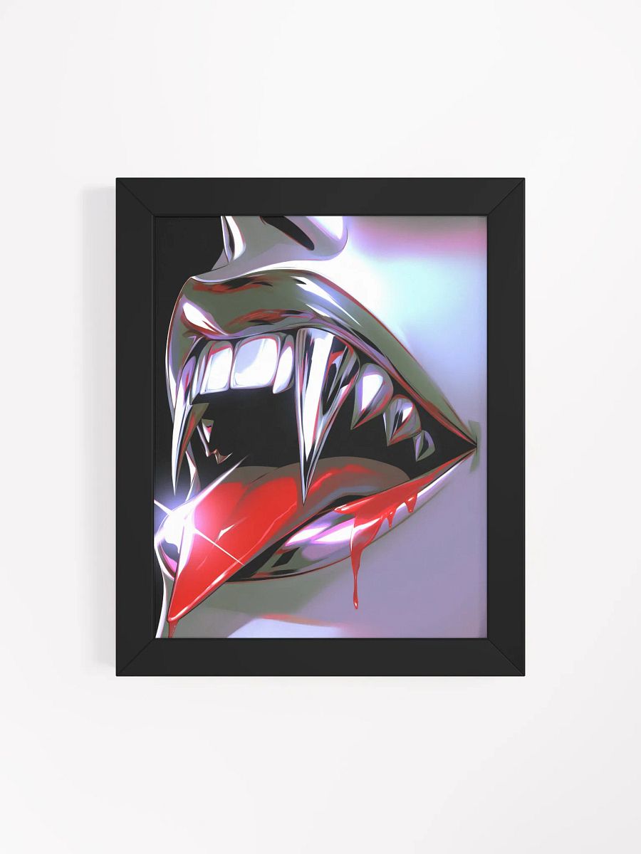 Metallic Fangs Framed Poster product image (4)
