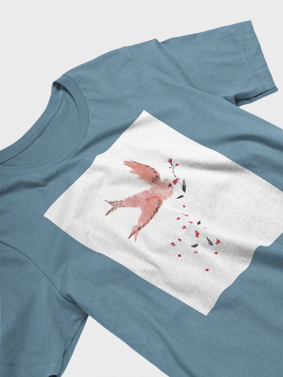 Watercolour Bird with a twig T-Shirt product image (26)