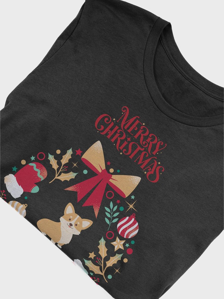Festive Holiday Corgi Paws T-Shirt product image (10)