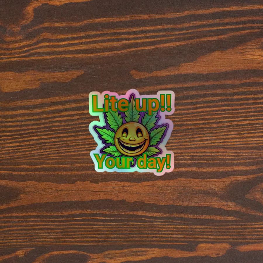 Lite up your day stcker product image (5)