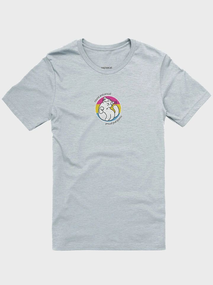 Round and Proud Manul Pansexual Version - Bella+Canvas Unisex T-Shirt product image (7)