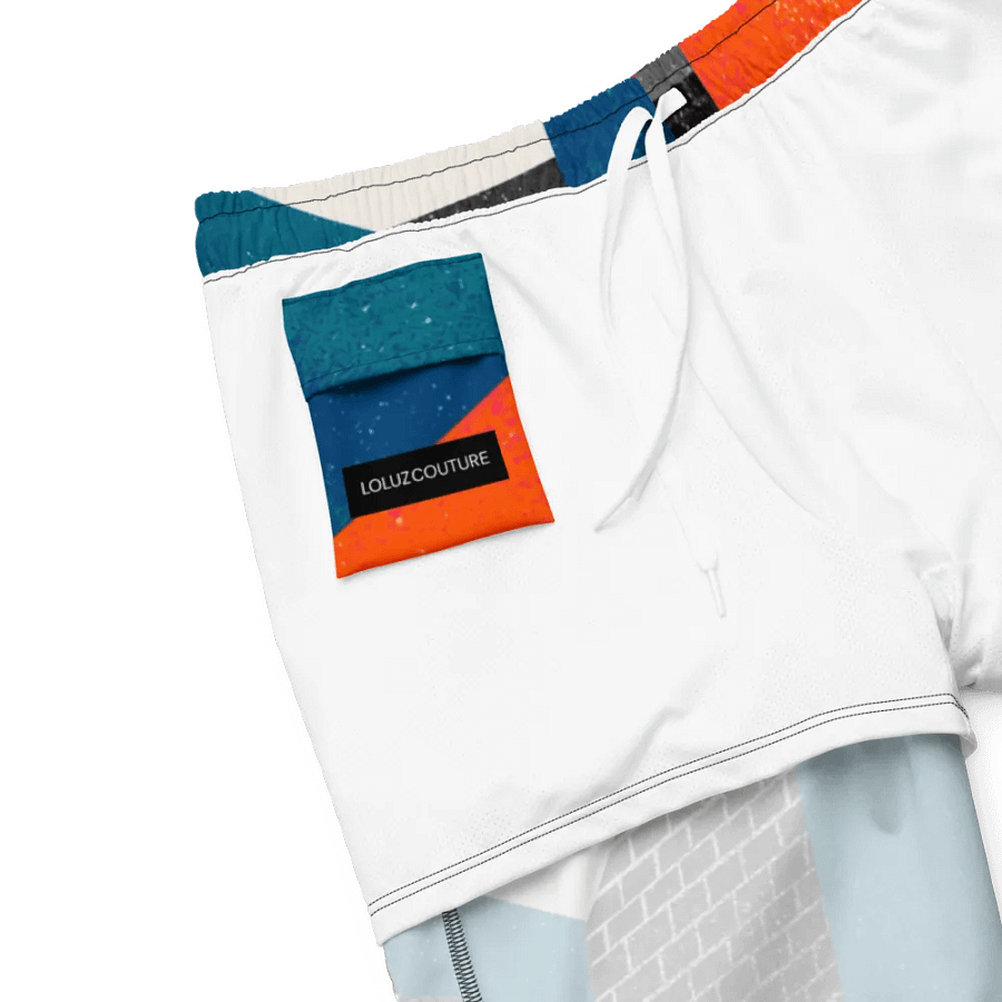 Urban Geometry All-Over Swim Trunks product image (4)