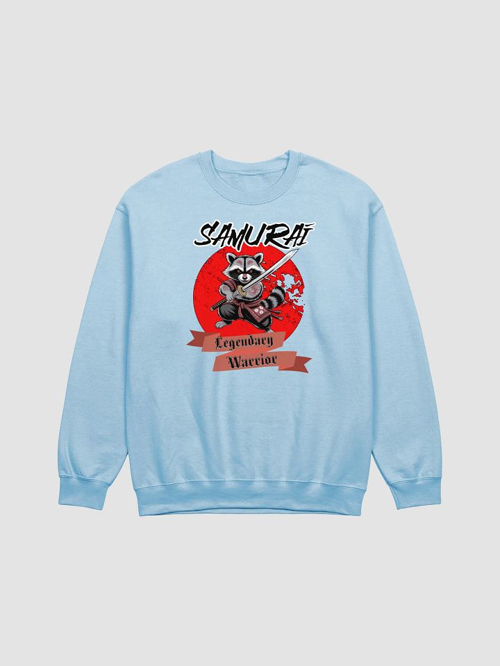 Samurai Legendary Warrior Raccoon Crewneck product image (17)