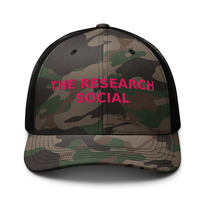 Field Tested – Research Approved” Camo Hat product image (1)