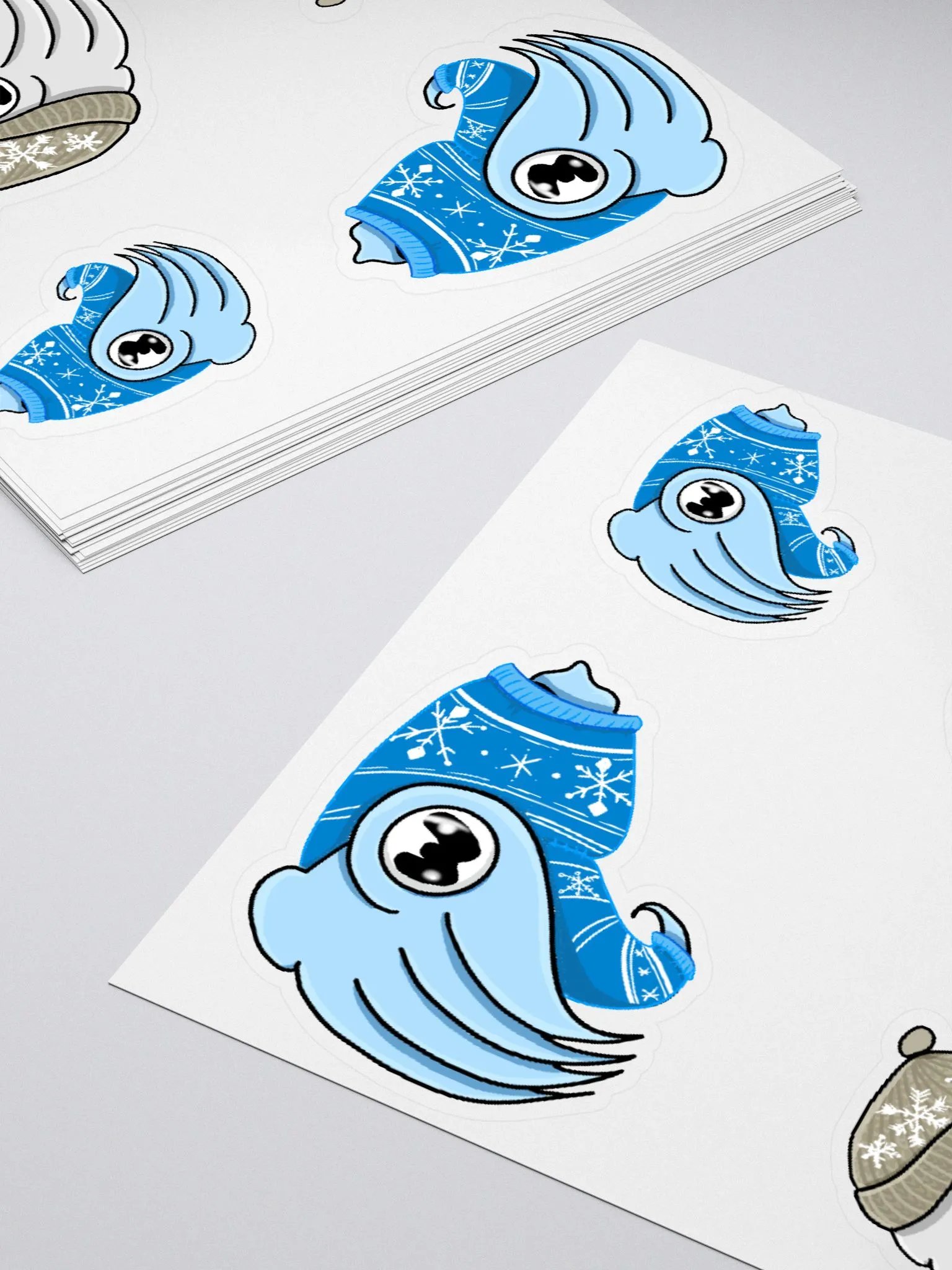 Winter Cuttlefish Stickers product image (4)