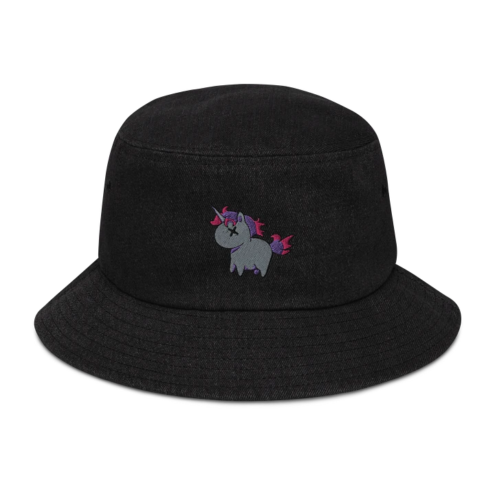 Unicorn logo Denim Bucket Hat product image (1)