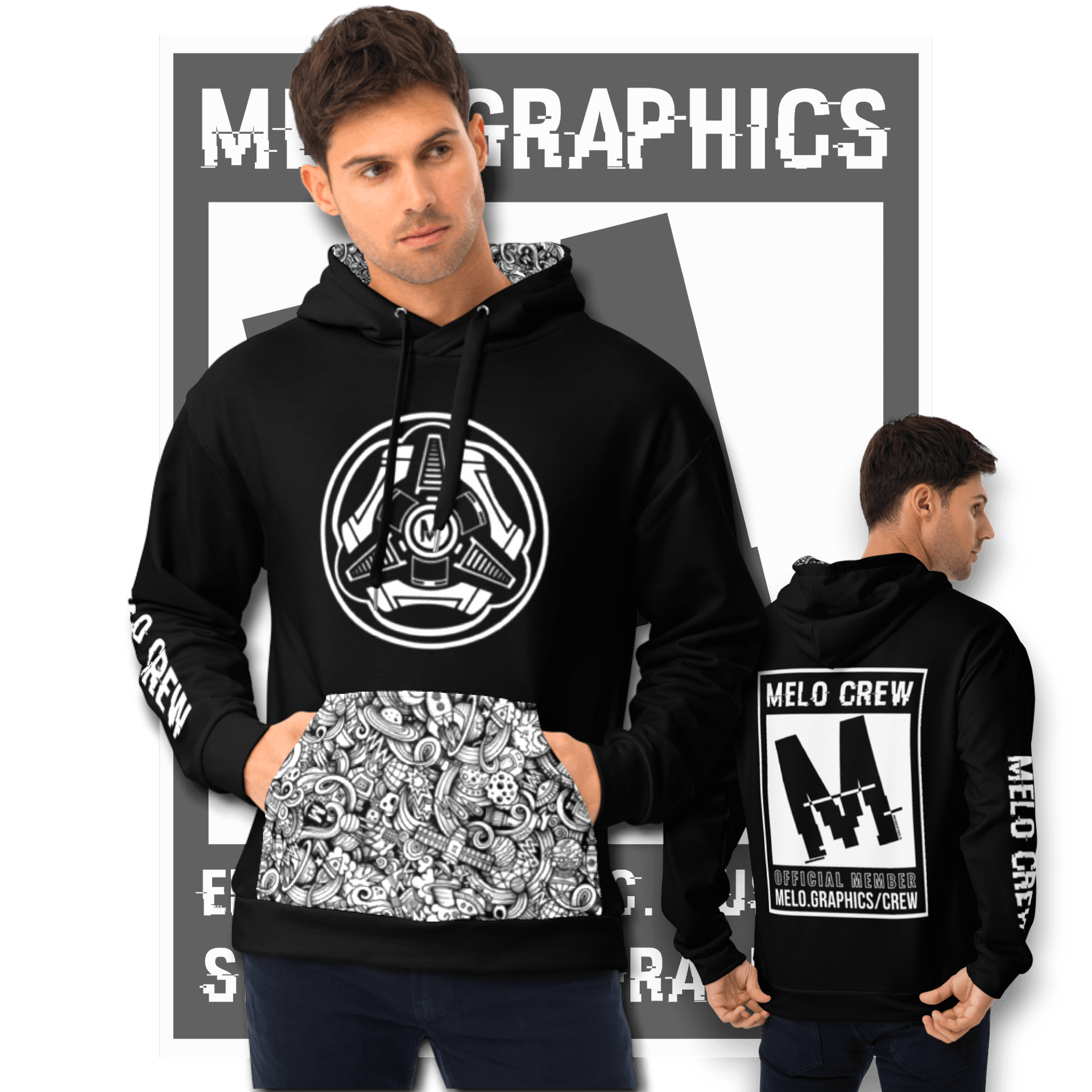 MELO CREW x Carball Club - Ultimate Hoodie | #MadeByMELO product image (1)