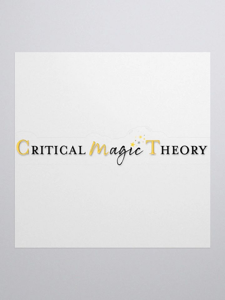 "Critical Magic Theory" Stickers product image (1)