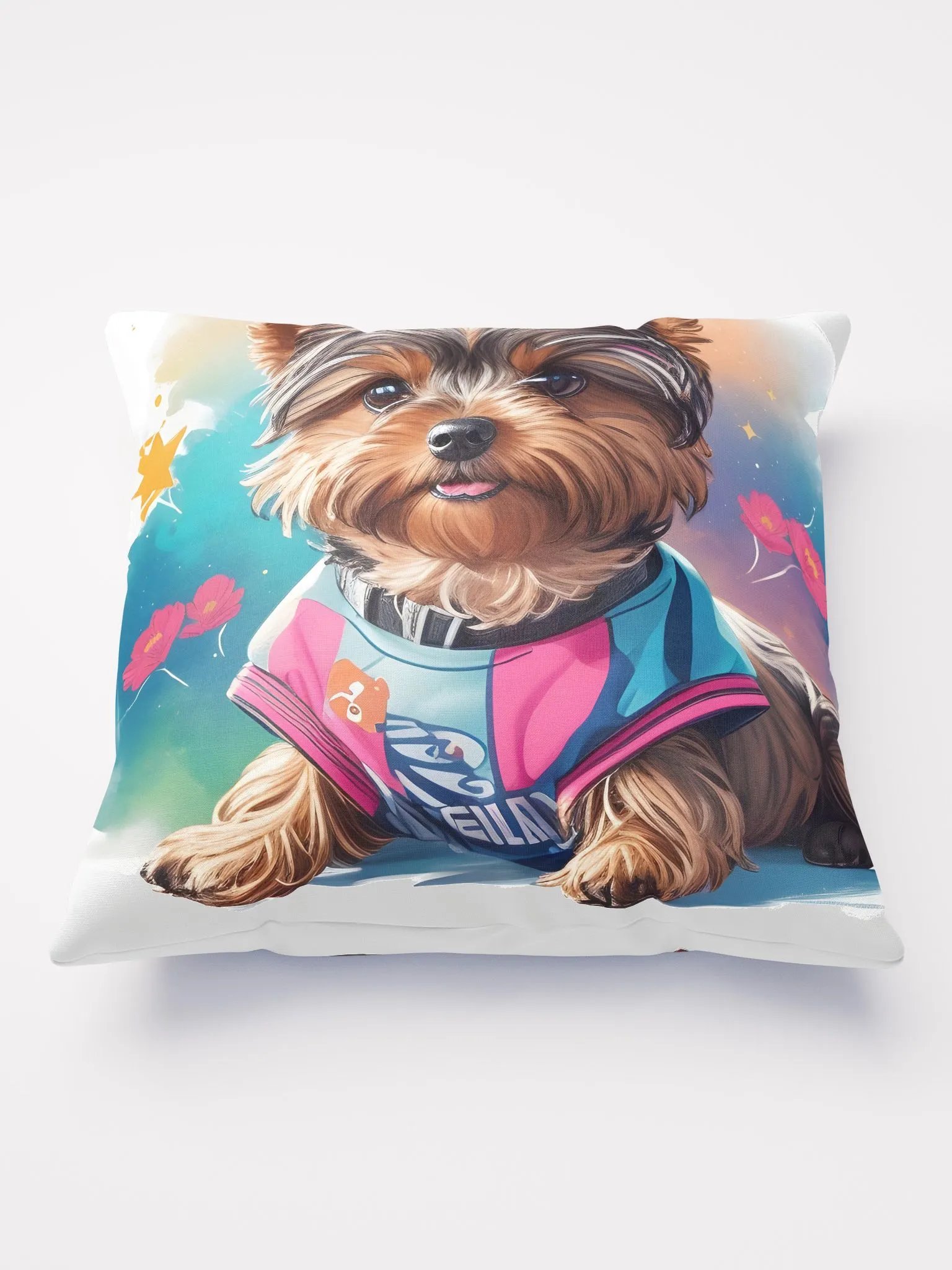 Stylish Pup: A Yorkie's Cosmic Adventure product image (1)