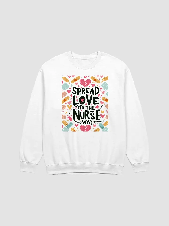 Nurse Way Love Crewneck Sweartshirt product image (5)