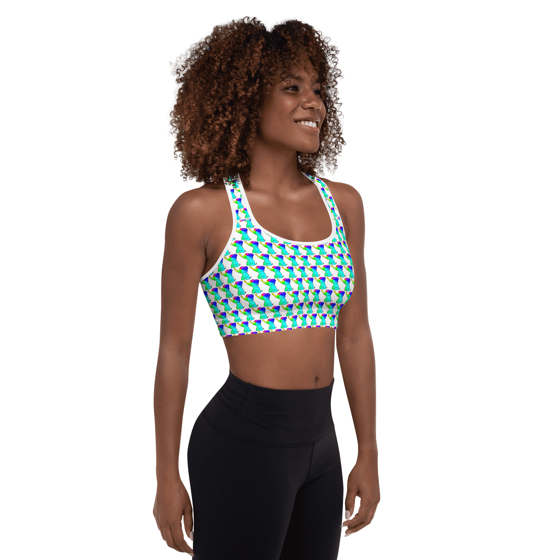 I Saw an Elephant's Sports Bra product image (3)