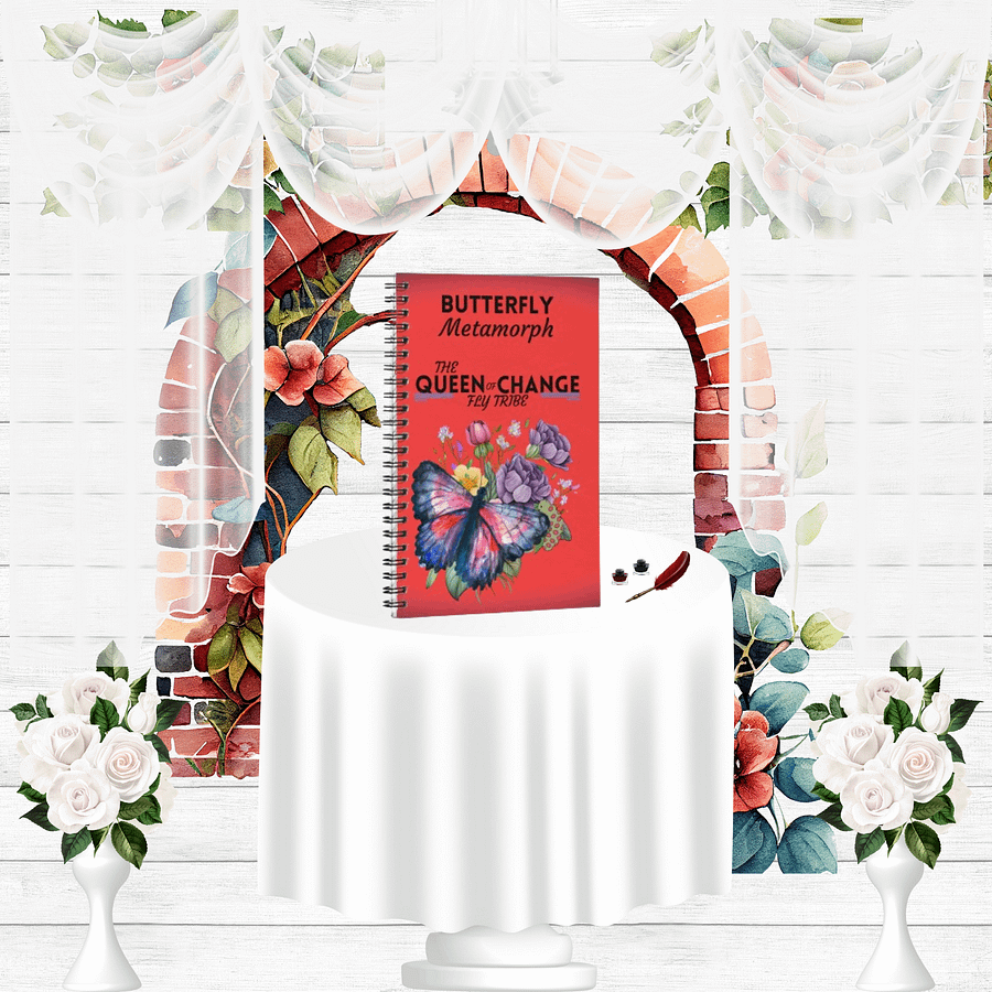 Butterfly Metamorph Blooms Spiral Notebook product image (1)