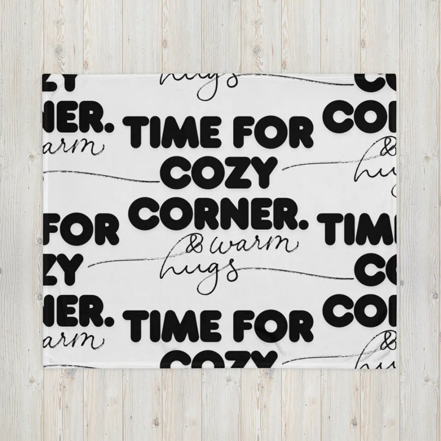 Time for Cozy Corner Throw Blanket product image (4)