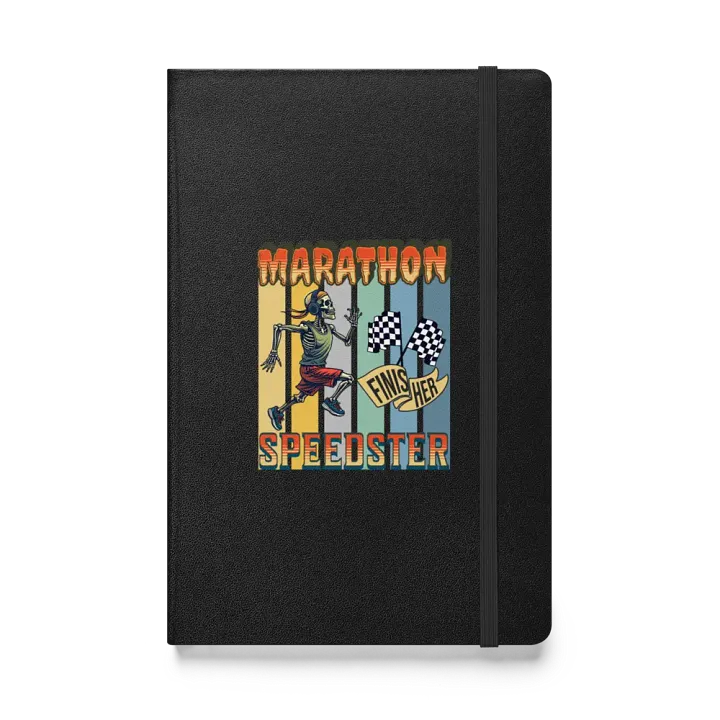Marathon Speedster Skeleton Running Hardcover Notebook product image (1)