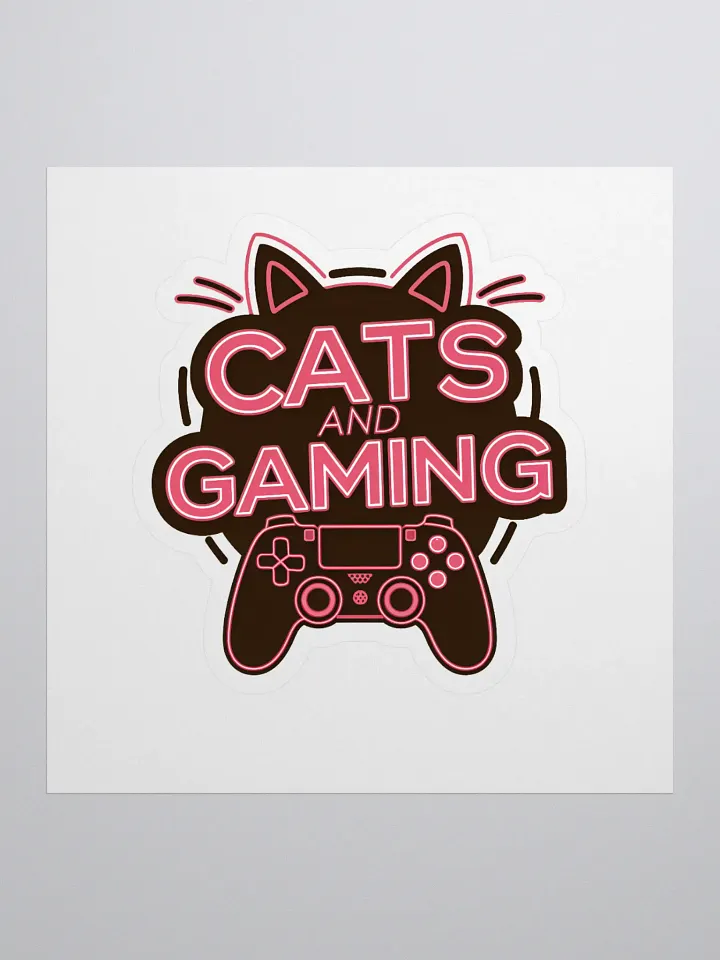 Meowtastic Gaming Cat Stickers product image (1)