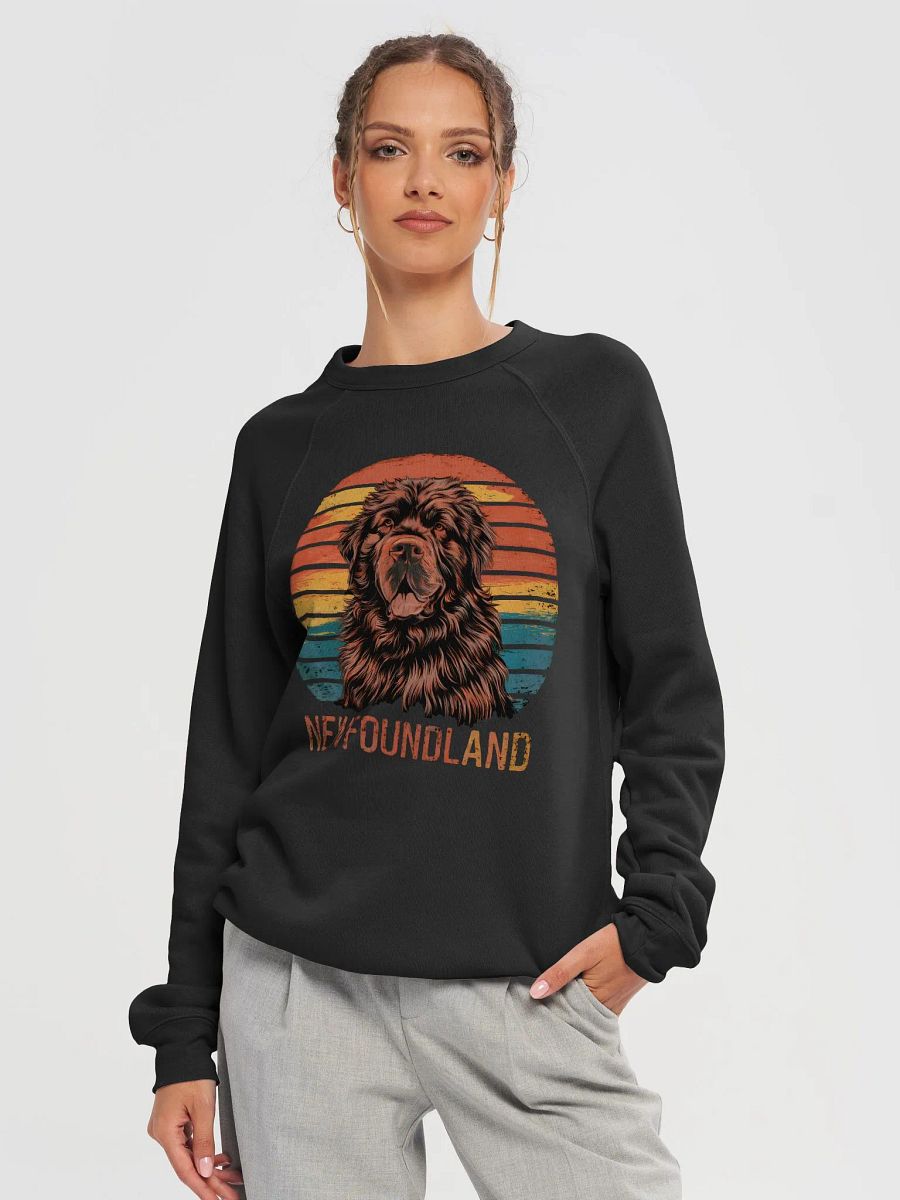 Vintage Newfoundland Dog Sweatshirt for Pet Lovers - Cozy and Soft product image (3)