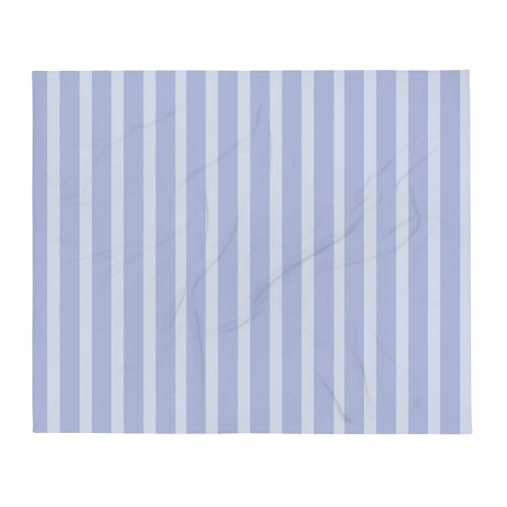 DUSKY BLUE STRIPES Throw Blanket product image (2)