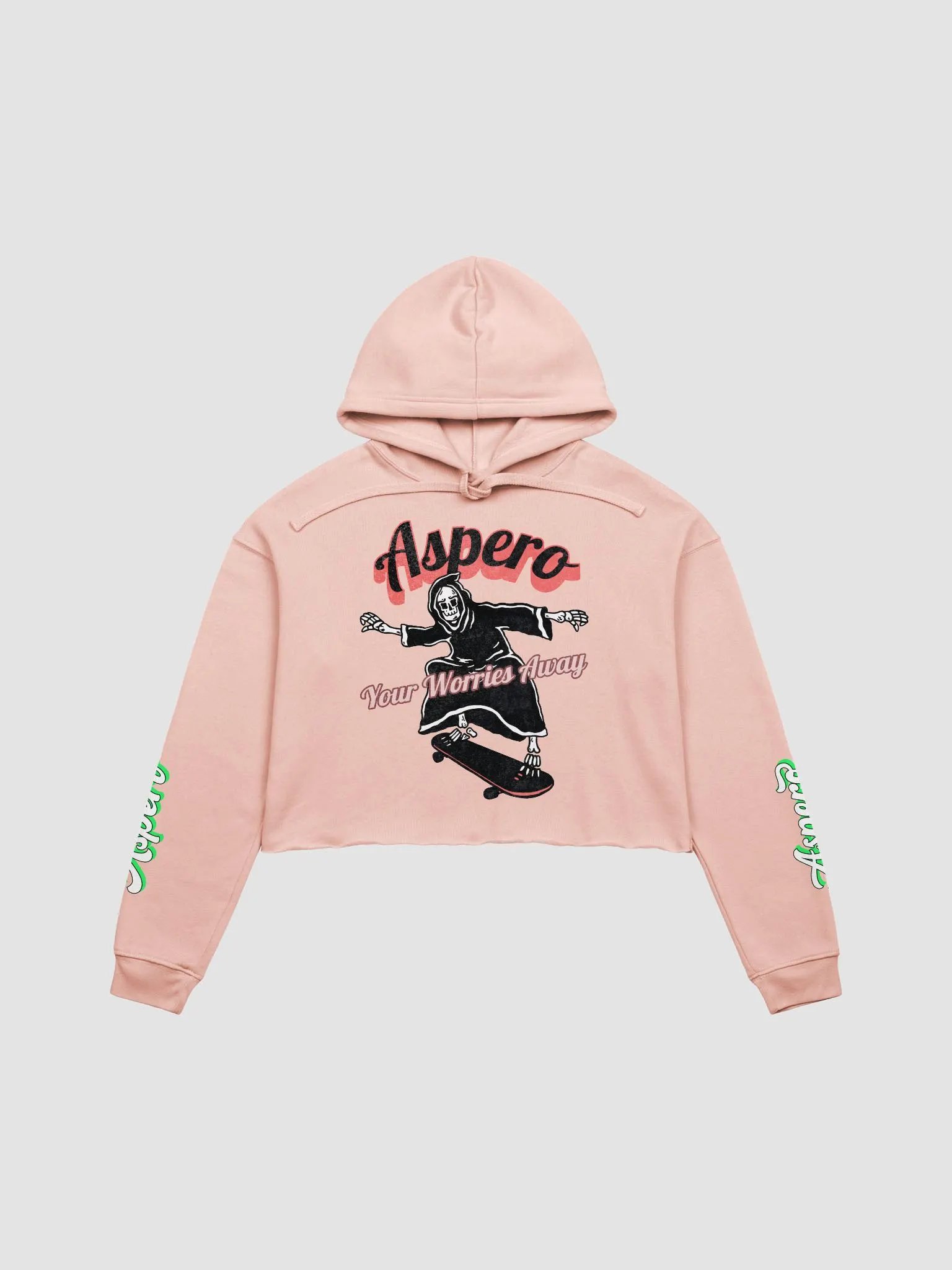 Aspero Bella+Canvas Fleece Crop Hoodie product image (25)