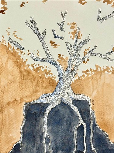 “Dream from a Tree I Had”
Watercolor and pen ink.
My new website has just launched, complete with an online store where you c...