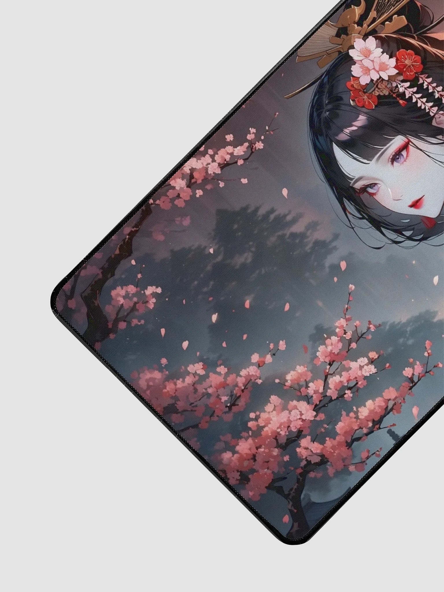 Forever You, Forever Me" Cherry Blossom Desk Mat – Elegant & Inspiring Mouse Pad 🌸 product image (3)