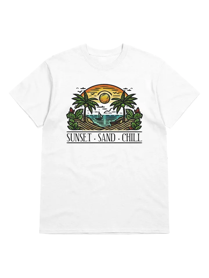 Sunset. Sand. Chill (Alternative) Gildan T-Shirt product image (1)