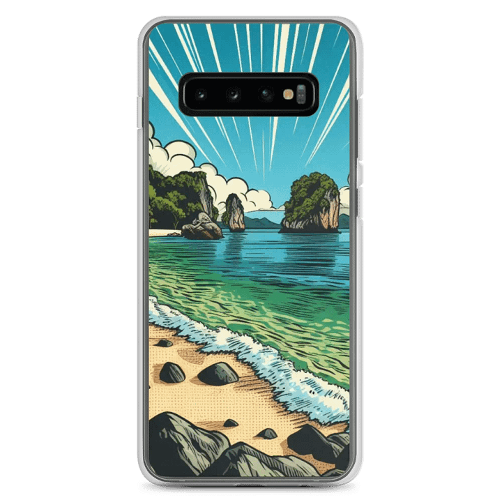 Tropical Paradise Samsung® Clear Case | Ai Design product image (2)