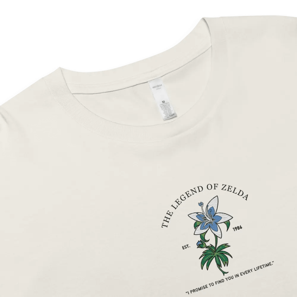 THE LEGEND OF ZELDA FLOWER | CROP TOP | EMBROIDERED product image (41)