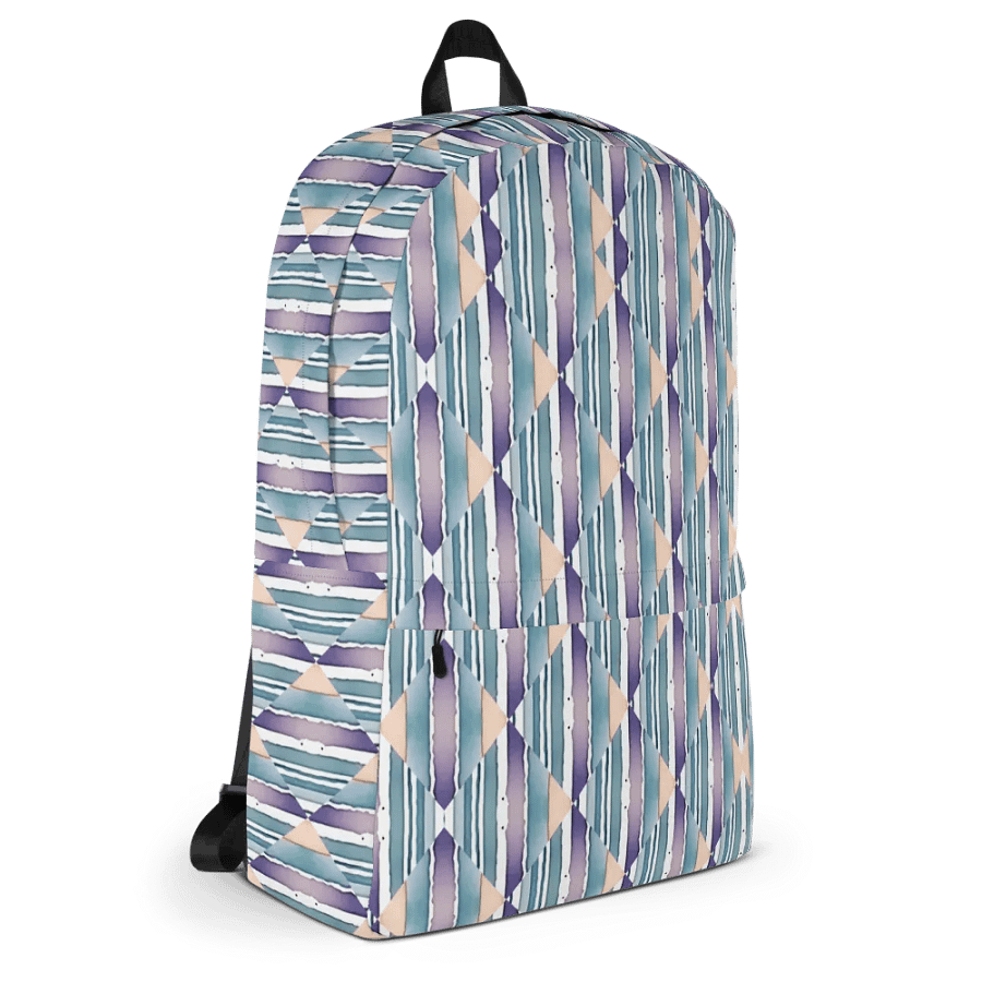 Geometric Gradient All-Over Print Backpack product image (11)
