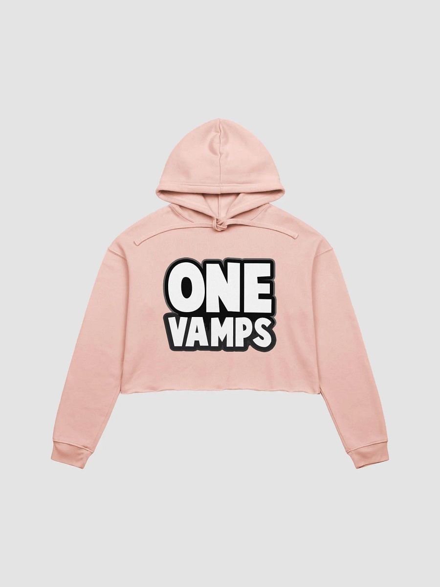 Women's Canvas Fleece Crop Hoodie OneVamps product image (1)