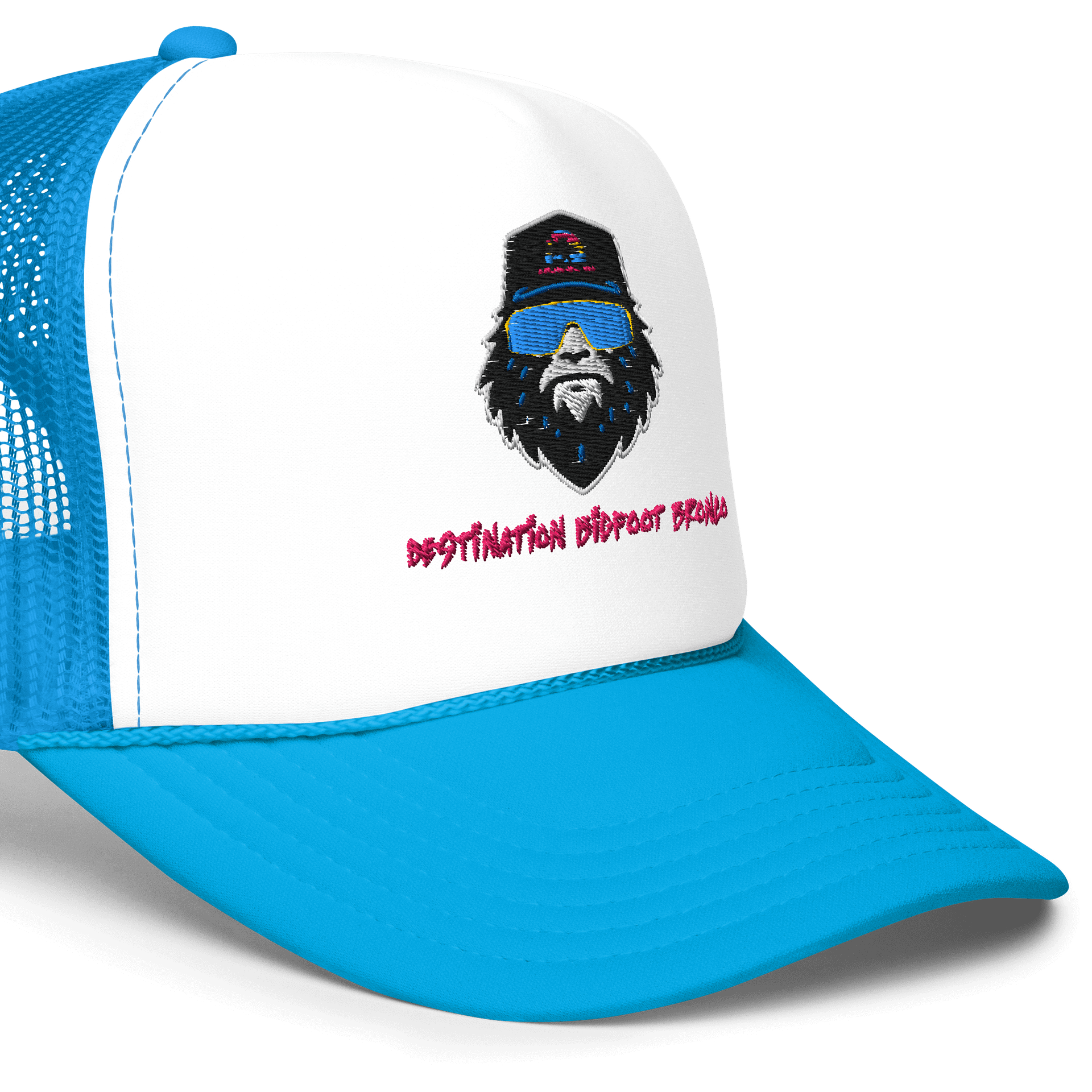 Destination Bigfoot Bronco Bigfoot Logo Foamy Trucker Cap (Multiple Color Options) product image (5)