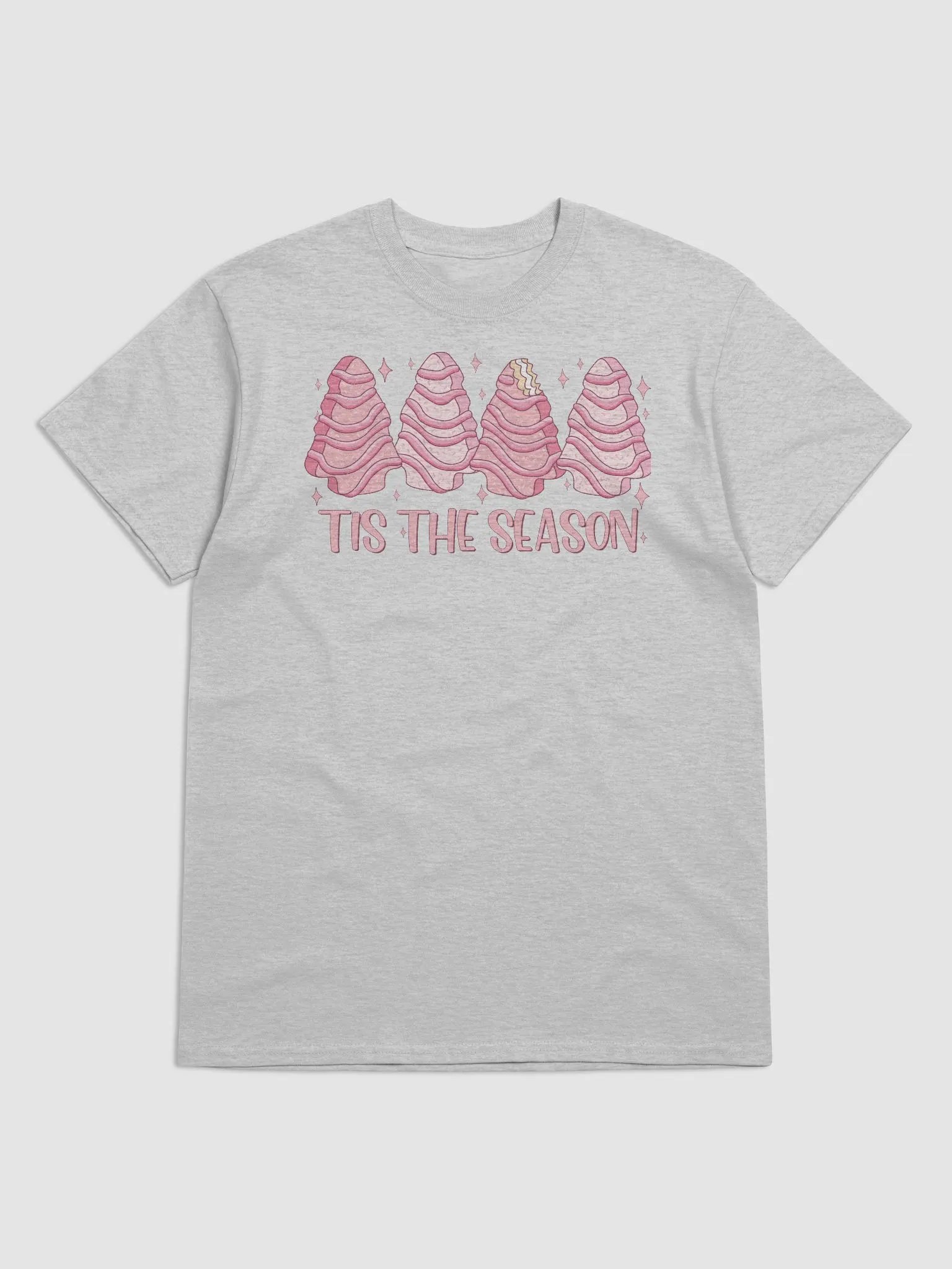 TIS THE SEASON CAKE PINK T-SHIRT product image (41)