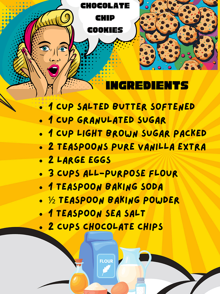 Chocolate Chip Cokies recipe card product image (1)