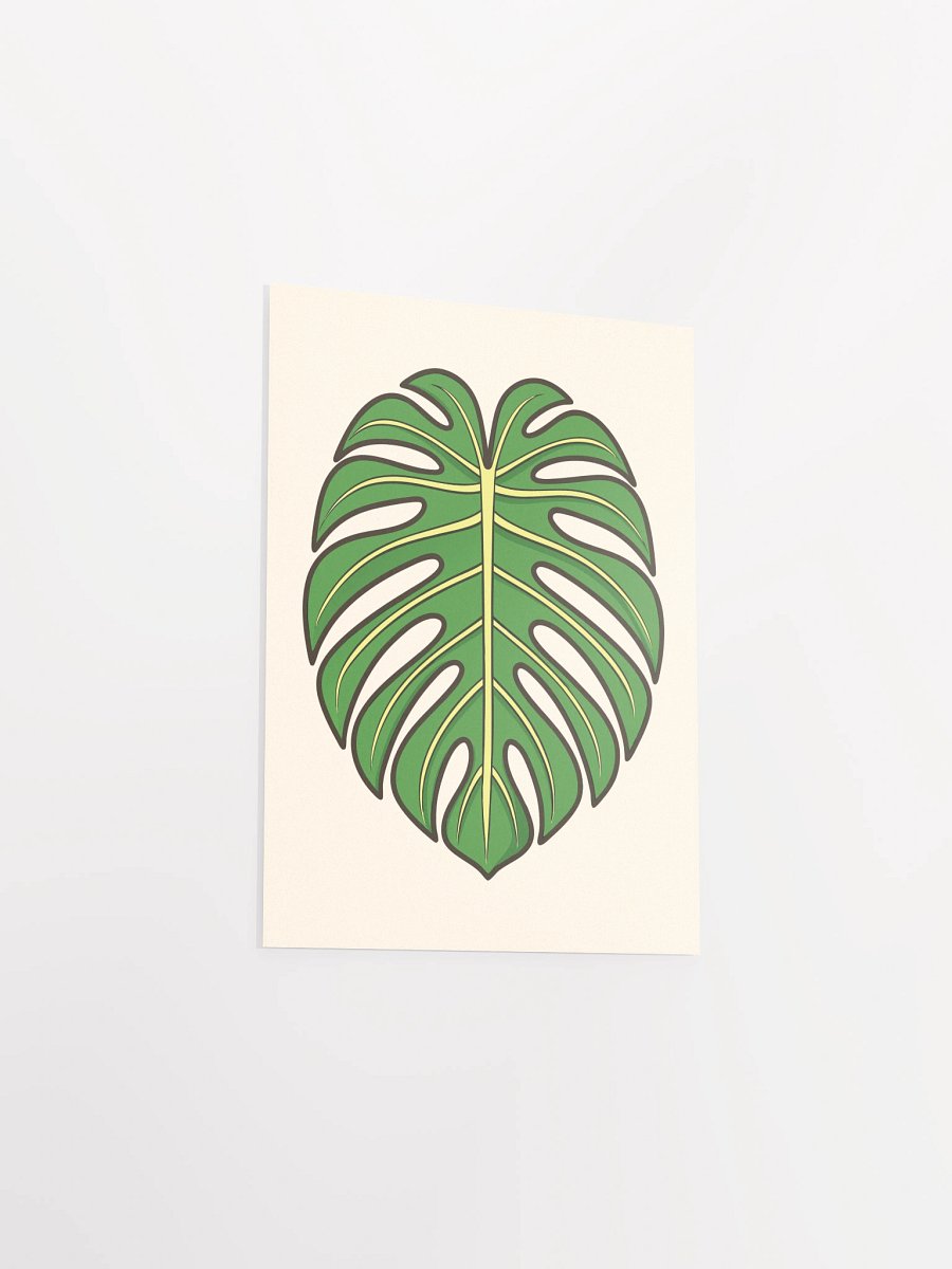Monstera Leaf Enhanced Matte Poster product image (19)