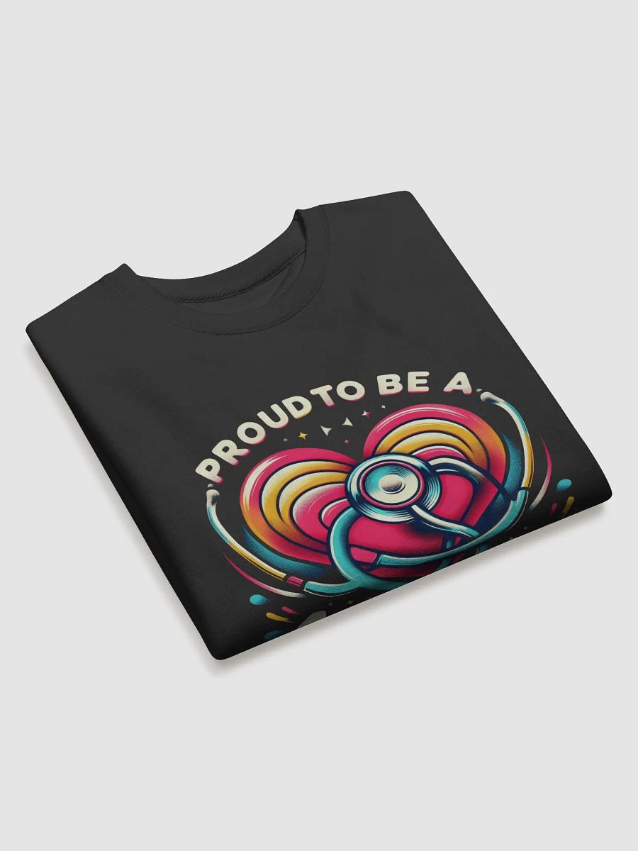 Proud Nurse Heart Stethoscope Sweatshirt product image (17)