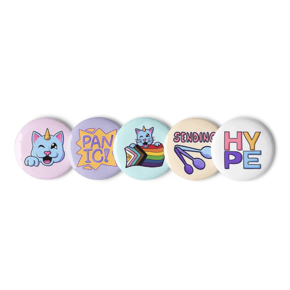 Trinacorn Emote Pin Set product image (5)