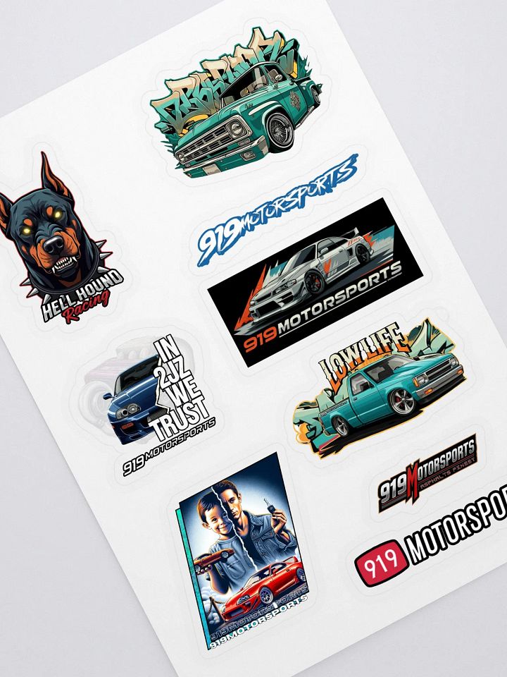 919Motorsports Sticker Sheet! product image (1)