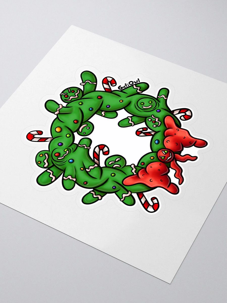 Virus-G Green Wreath Sticker product image (3)