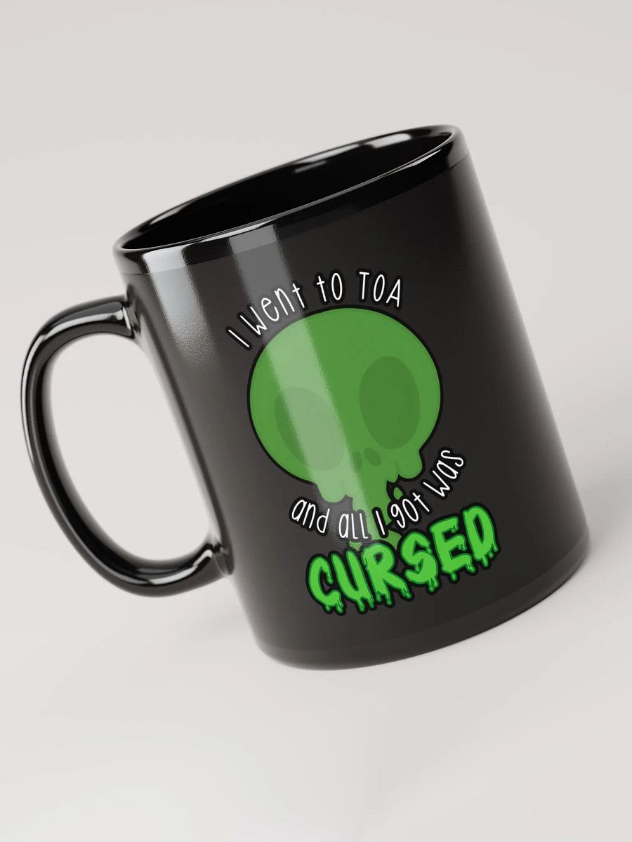 All I Got Was Cursed - Hunter - Black Glossy Mug product image (3)
