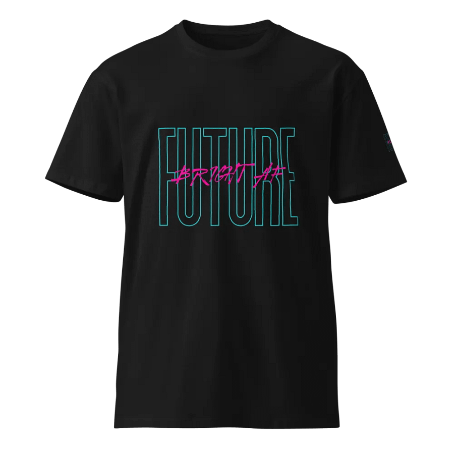 Future Bright AF Heavy weight Tees Unisex Designed by Anopa Silver product image (1)