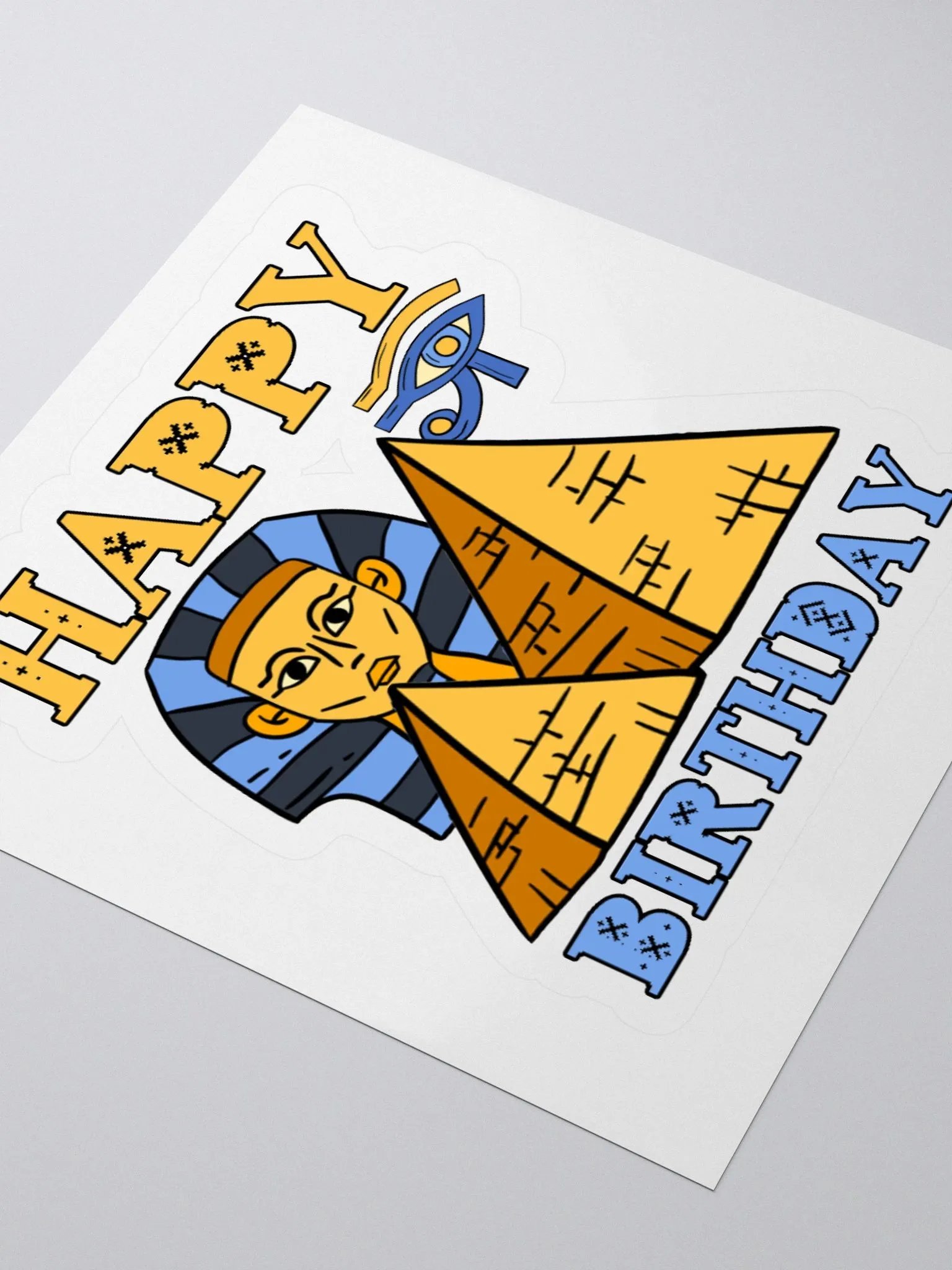Happy Birthday (Egypt Pyramids) Sticker product image (3)