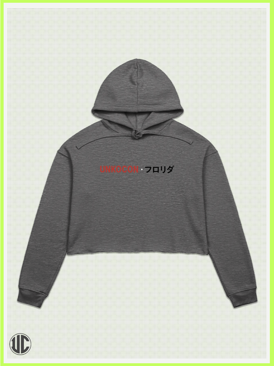 UnkoCon – Cocoa Beach FL Skater Crop Hoodie product image (2)
