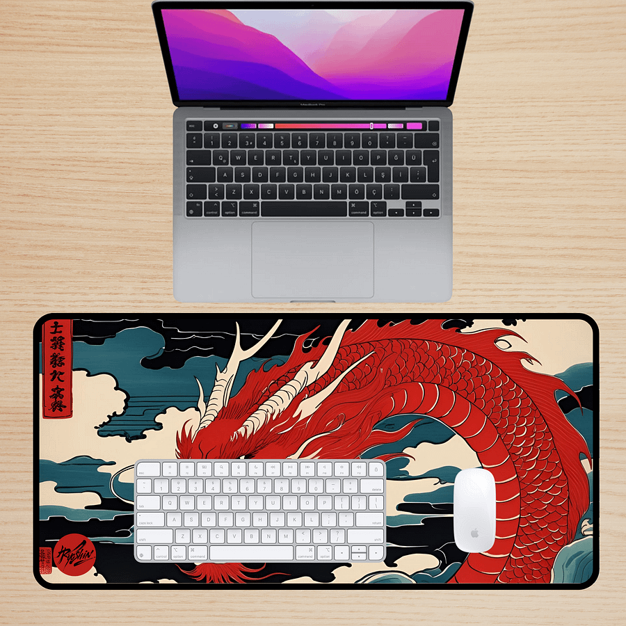 Ryoshin - Burning Passion (Moeru Jōnetsu), Ancient Ryū Collection, Desk Mat product image (4)