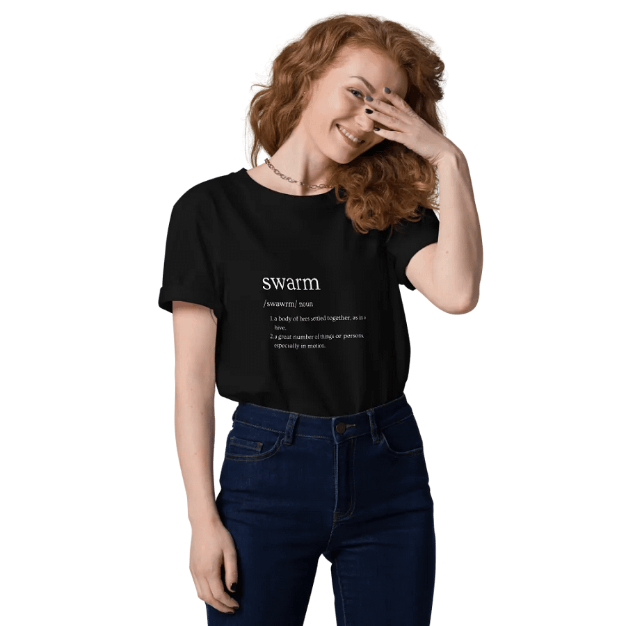 Swarm dictionary definiton 100% cotton product image (7)
