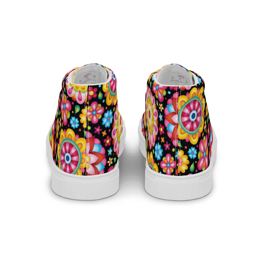 Kaleidoscopic Blossom Women's High Tops product image (6)