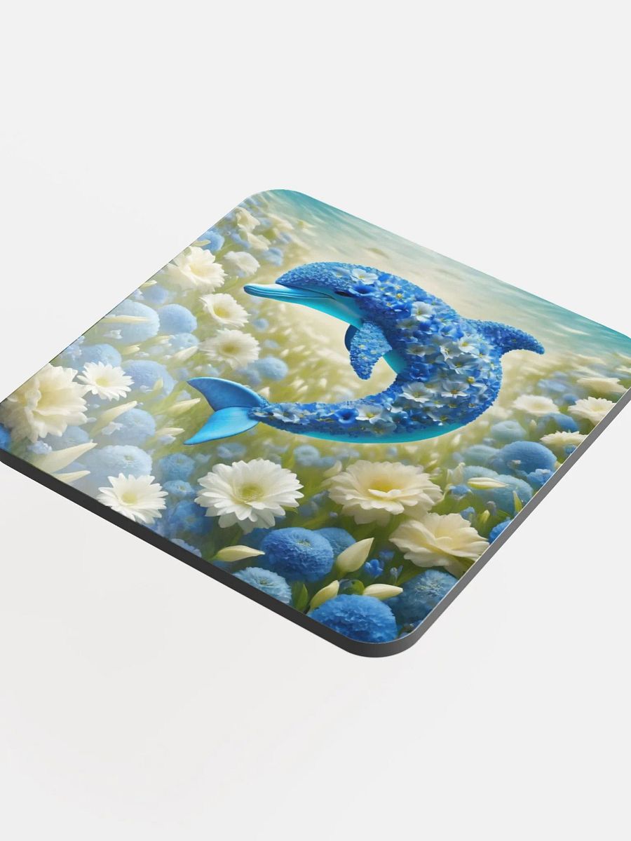 Floral Dolphin Cork Coaster product image (4)
